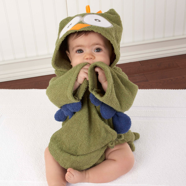 Hooded Animal Modeling Baby Bathrobe/Kids Bathrobe 100% Cotton Soft Cute Towel Hot Sell