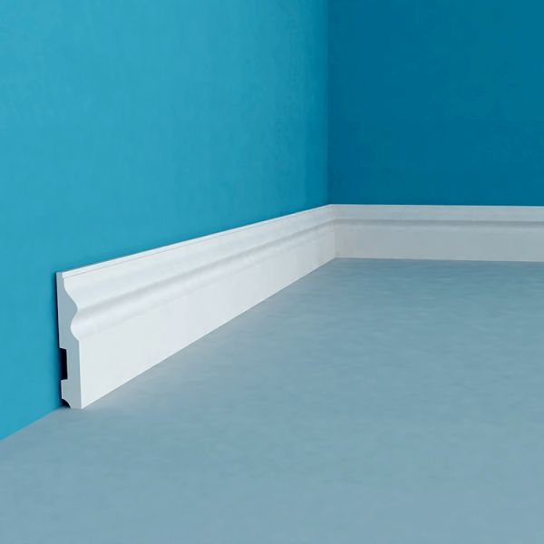 GD-85055 High-Density PU Baseboard Mouldings | Durable, Waterproof Skirting