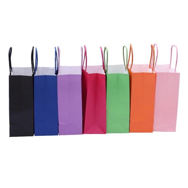 ODM Eco дружелюбный Kraft OEM кладет бумажные мешки в мешки фаст-фуда 17*17*23cm