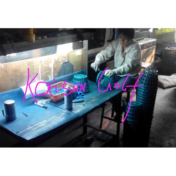 golf basket , plastic golf basket , green plastic golf basket