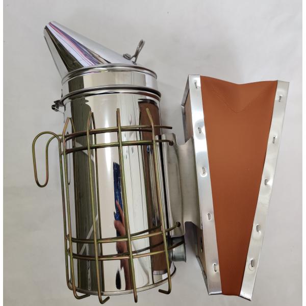 2020 Yellow  stainless steel beekeeping tools bee smoker