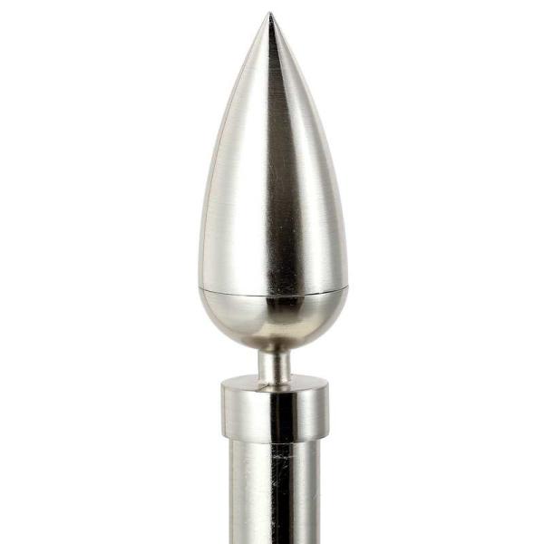 16mm Raindrop Type Exquisite Curtain Rod Stainless Steel Materials