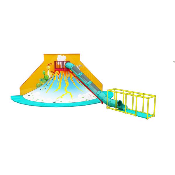 Volcano Climbing Slide for Kids Indoor Outdoor Playground Equipment