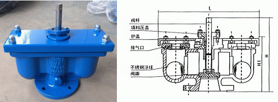 Válvula de liberación automática de aire de doble orificio para el control de aire a baja temperatura