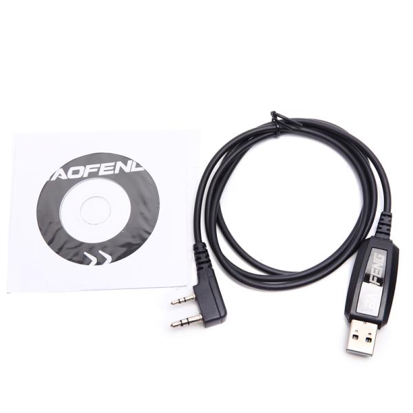 Baofeng BF Analog Walkie Talkie K Port Driver CD Software data line for UV82 UV 5R 888s UV5R