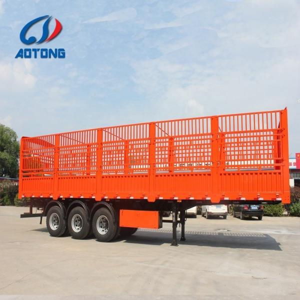 3 eixos 50 a 80 toneladas vedação de carga semi-remolque com T700/Q345 feixe principal de aço