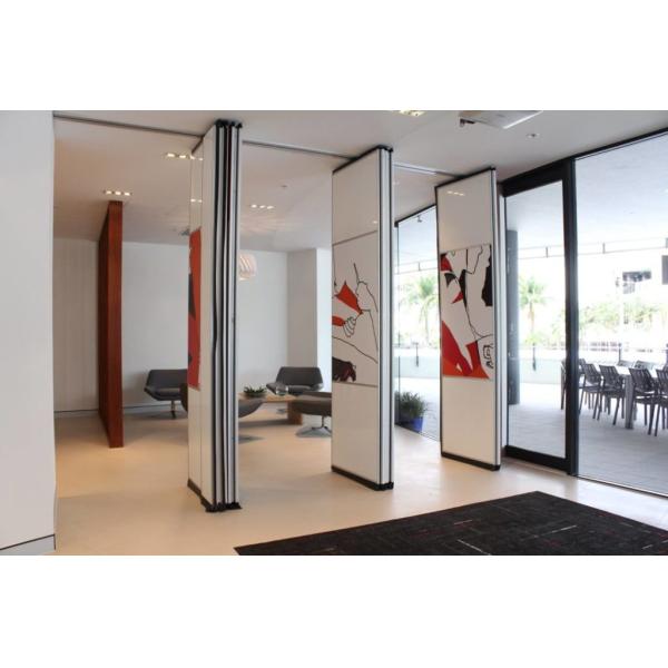 Складывая разделы доказательства раздвижной двери передвижные ядровые для офиса с алюминиевым следом