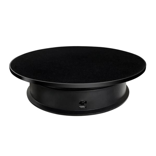 205mm Two Speed Rotating Photography Stand Electric Turntable Display Stand