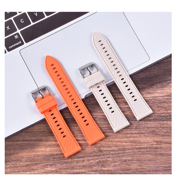 Elegant Curved Soft Silicone Watch Bands · Starting At .20 Each | Custom Logo Available - China Wholesaler SHX
