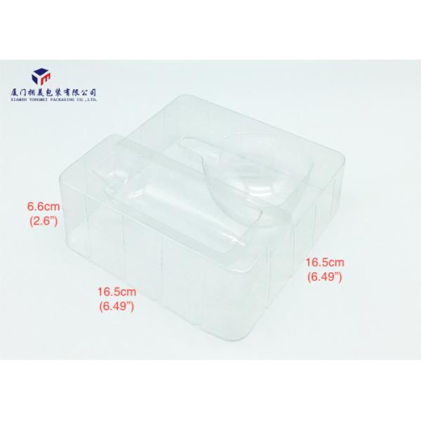 Clear Plastic Box Packaging For Cosmetic Product Eco Friendly 16.5X16.5X6.5cm