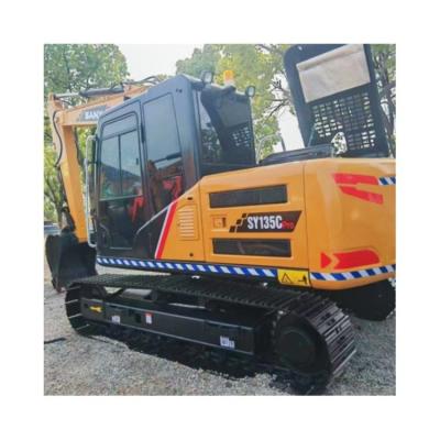 SANY 135C PRO Excavadora de 13 toneladas com peças e menor custo 2022 Modelo 897 Horas de trabalho