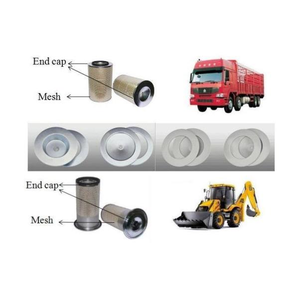 Крышка крышек конца фильтра топливного бака, плоское сопротивление разрыва крышек конца превосходное