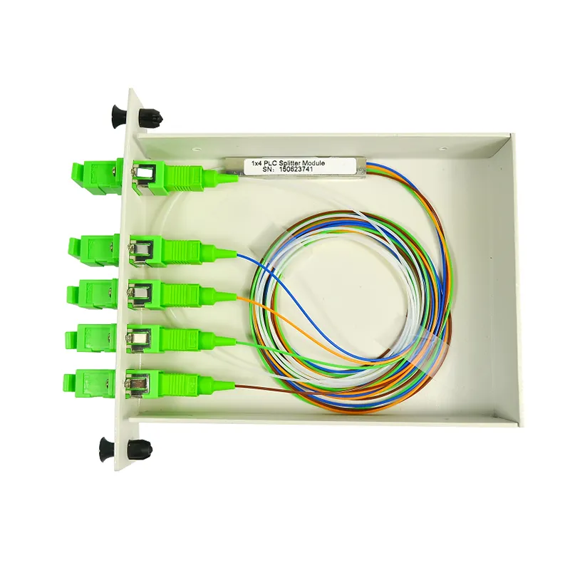 Тип Сплиттер 1x8 кассеты оптического волокна PLC с соединителем SC UPC