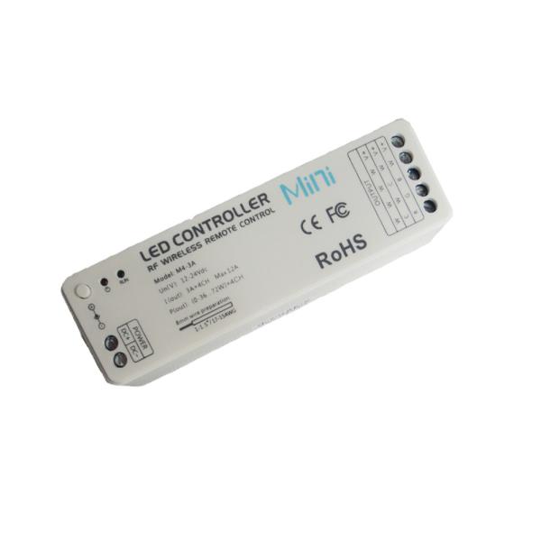 433.92 MHz Wireless RGBW LED Strip Controller , Rf Controller For Led Strip