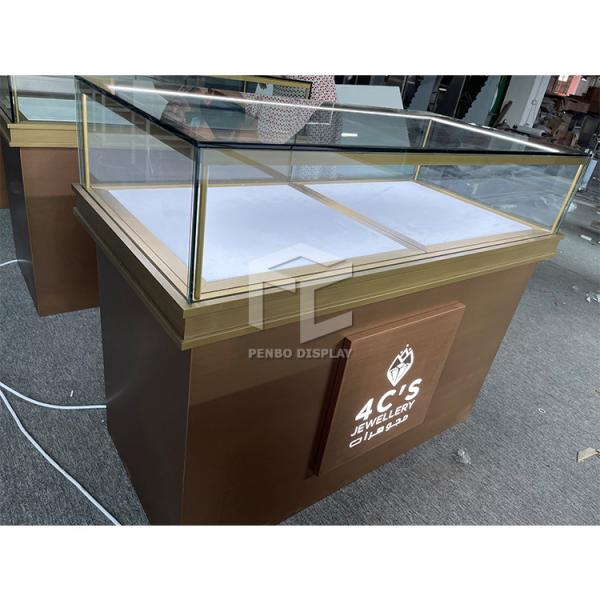 1200mm Jewelry Display Cabinet Counter OEM Metal Frame