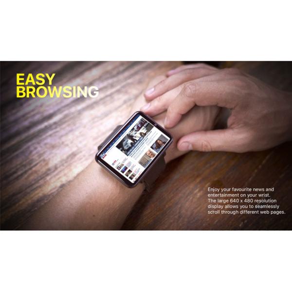 DM100 Latest IP68 Waterproof 4G LTE Dual SIM Smart Watch WiFi Thermometer Compass Camera Mobile Phone Touch Screen for Android