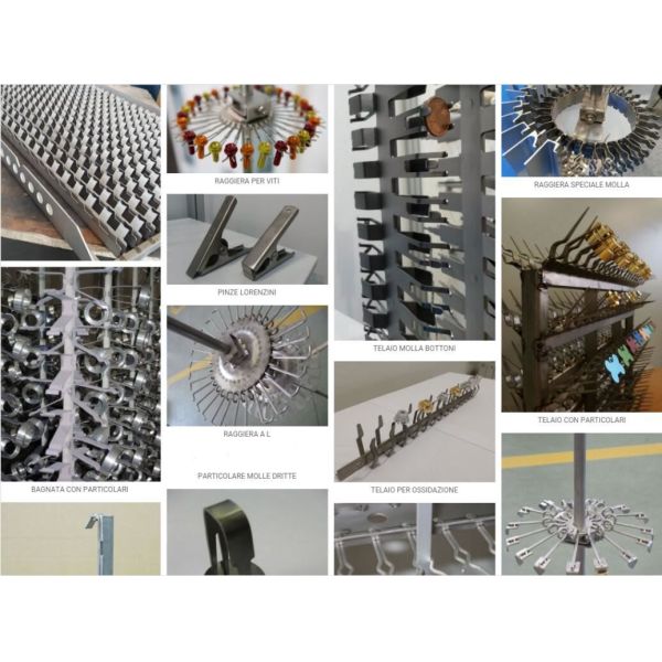 Polished Surface Titanium Anodizing Jigs Customized Gr1 Gr2