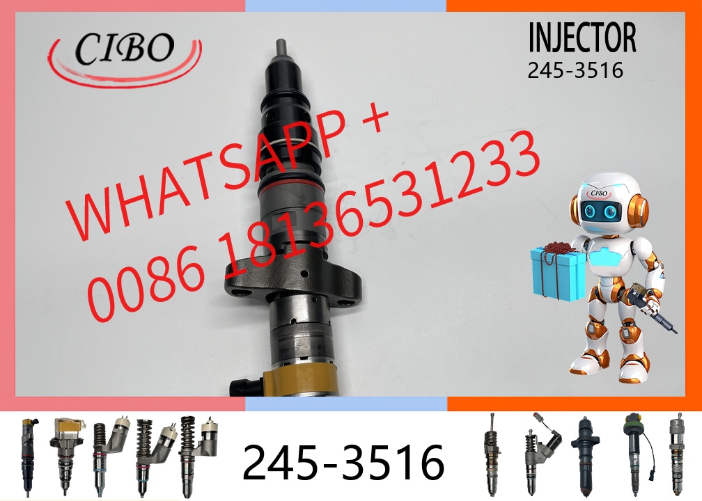 original 245-3516 2453516 Common Rail Fuel Injector Nozzle for C9 Engine Excavator E330D E336D E324D 320D2 320EL 323EL Diesel Injector 293-4067 20R-8060 original new injector