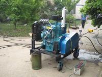 impulsión del motor diesel de la lavadora de la presión del chorro de agua a presión de la máquina del arenador del agua de la barra 30kw 1000