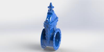 Durable Ductile Iron Flange Type Outside Screw Yoke Gate Valve