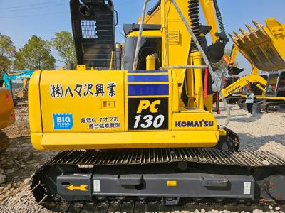 Excavadora de rastreador laranja usada PC130 Excavadora de construção original usada