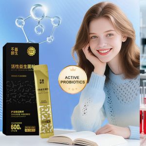 This active probiotic powder breaks down alcohol, regulates gut flora, and also