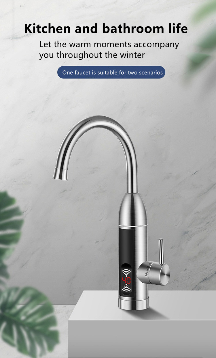 Кран 50HZ Ipx4 Bathroom Faucet горячей воды элемента 304 SS немедленный электрический