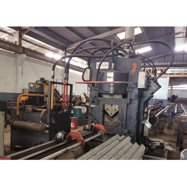 Substation Structure Manufacturing Automatic Cnc Angle Steel Punching Machine For Lattice Tower