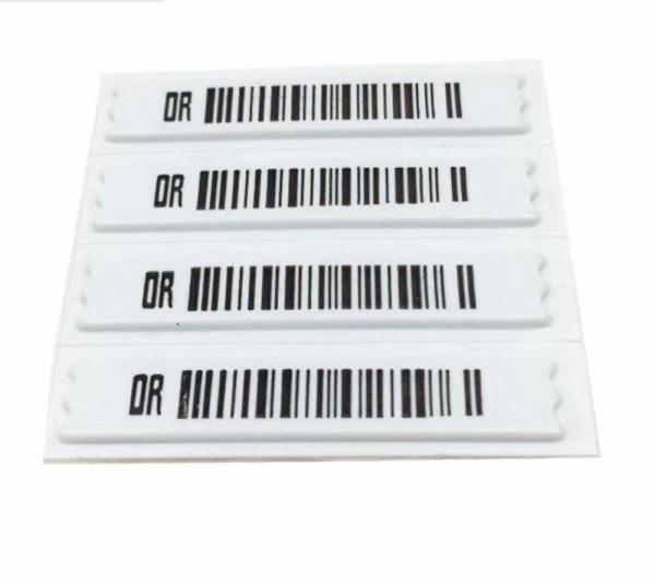 AM 58Khz Alarm System AM DR Soft Label EAS Plastic DR Barcode Labels Adhesive Anti-theft Soft Sticker DR EAS AM Label