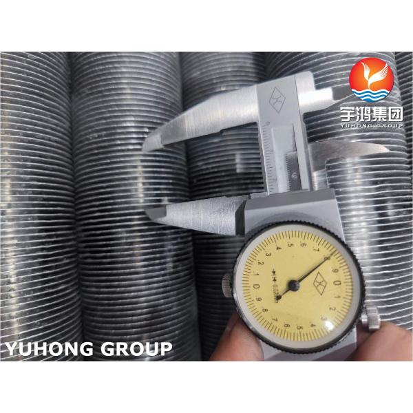 Incoloy 825 tubo extrudido con aletas, material de aletas AL 1060, para transferencia de calor