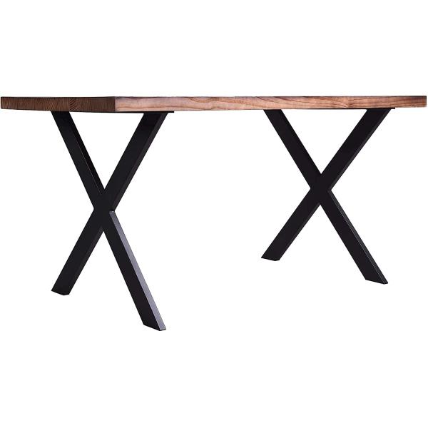 Furniture Base Part Metal Table Legs Sturdy Table  Black Powder Coating