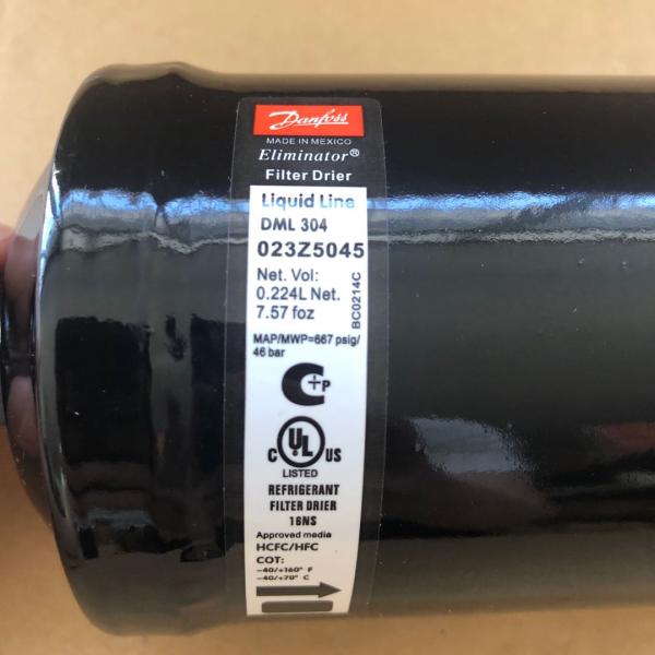 Сушильщик фильтра рефрижерации блоков рефрижерации DML304 несущей