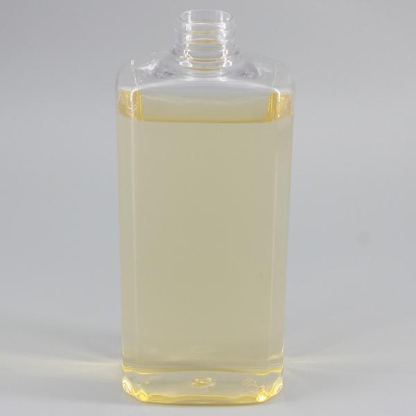 500/550ml PET Clear Square Shampoo Shower Gel Bottle Home Use Large Volume Transparent Toiletries Flat Plastic Bottle