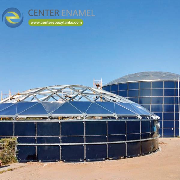 Techo de cúpula de aluminio para tanques de almacenamiento de minerales: protege los productos minerales de la humedad