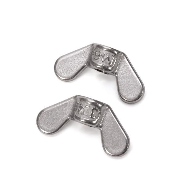 ANSI/ASME Standard Alloy Steel Stainless Steel Butterfly Wing Nut DIN315 Galvanized Finish for Retail Industry