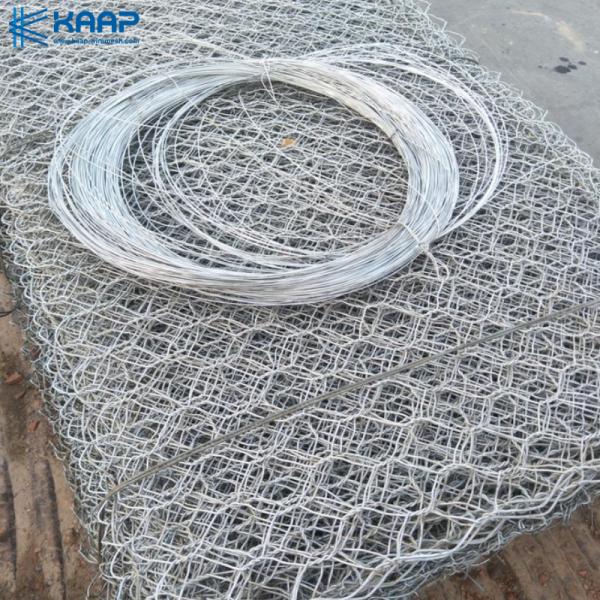 ширина 0.3m гальванизировала сплетенные корзины Gabion