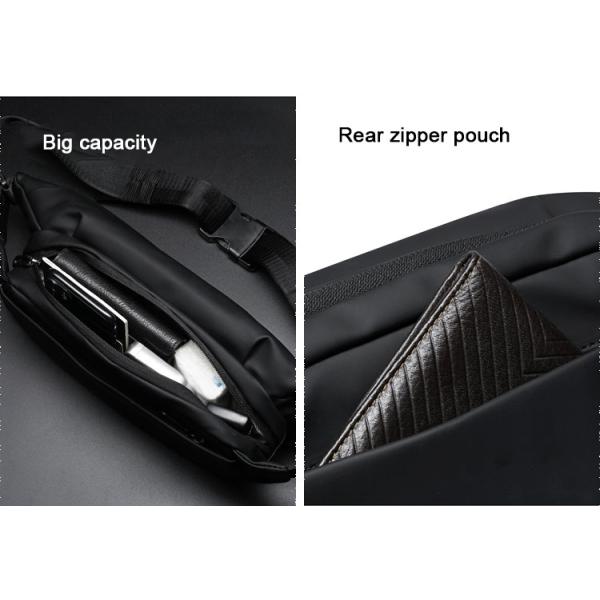 Fashion Waterproof Belt Bag Fanny Pack Waist Pouch Bag For Men Crossbody