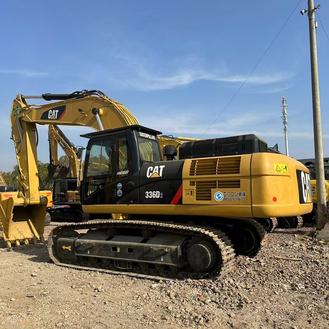 Использованный экскаватор Cat 336D2 Вторая рука Большой гидравлический экскаватор для дорожного строительства