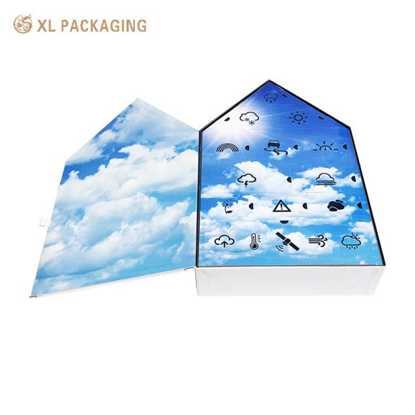 Árvore de presente Caixa de calendário Ferramentas de cuidados com a pele Brinquedos de artesanato Eletrões Casa Forma de presente Calendário de Advento Caixa de embalagem