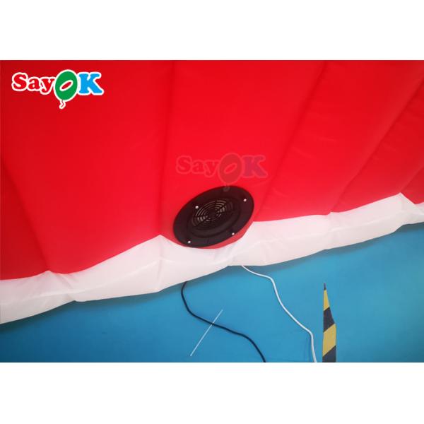 Украшений праздника торгового центра шатер дома Санта раздувных раздувной