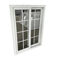 パーソナライズド スライディング ウィンドウ UPVC ダブル ガラス PVC スライディング ガラス ウィンドウ