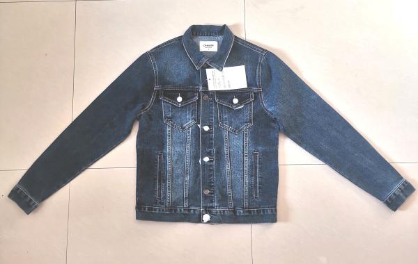 Trend Denim Jeans Jacket Long Sleeve Slim Fit Boy Casual Jeans Jacket MDJ982-4