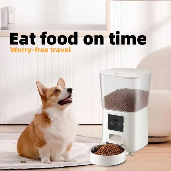 OEM/ODM Pet Products Smart Automatic Pet Feeder with WiFi App Control and Timed Feeding