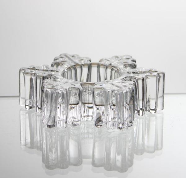 Clear Tea Light Candle Holder Lead Free Crystal Glass Creative Party Celebration Decoration