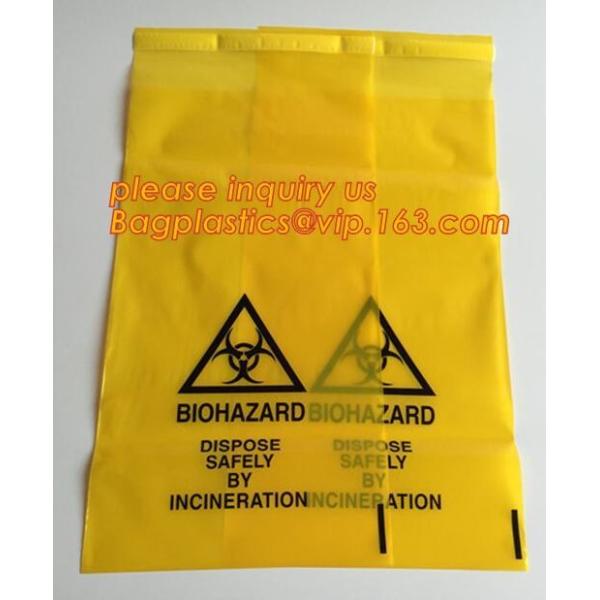 Extra large capacity biohazard drawtape trash bag interleaf coreless roll plastic garbage bag for hospital use, Industri