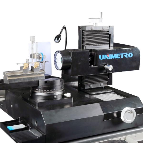 Compact Electronic Power Tool Inspection System for Cutting Tools with Wooden Case Packaging