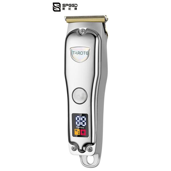 807 Цифровой дисплей Микростриммер для волос Прецизионный стальной шлифователь Масляная головка для резки ножницы