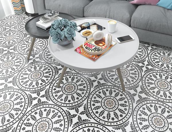 Gray Porcelain Tile 200x200mm for Indoor Washroom Floor Wall