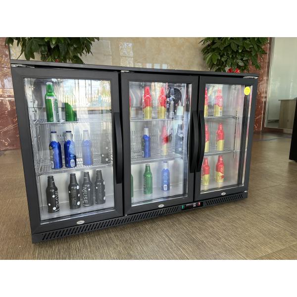 350L Sliding Beer 3 Door Upright Display Freezer