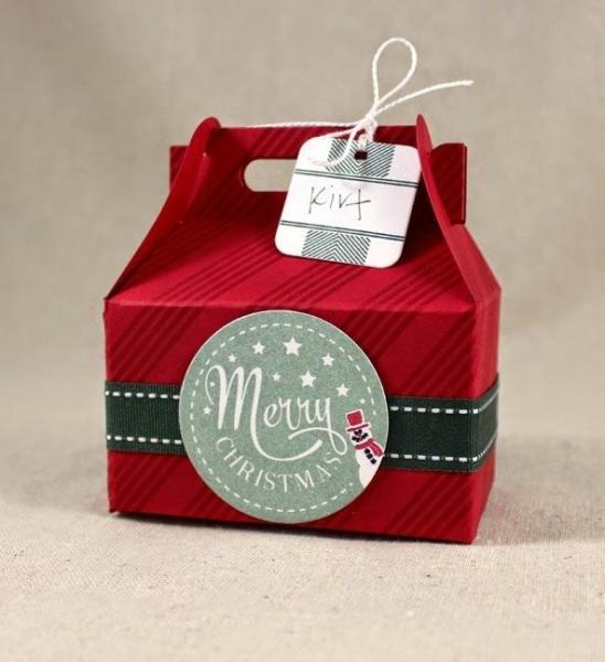 Personalizado imprimir Natal ondulado da caixa de papel golpeia o presente para crianças